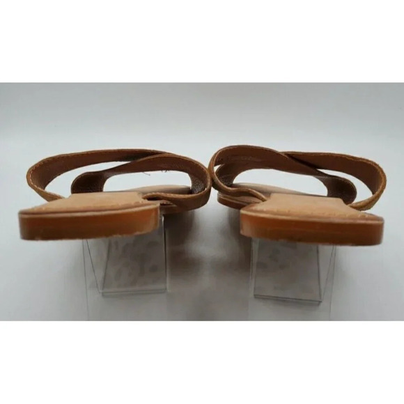 Ariat Women's Unbridled Ava Flat Sandal, Soft Cognac Suede Leather, Size 9 US - Picture 10 of 13